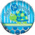 1st Birthday Blue Turtle Foil Balloon - 46cm
