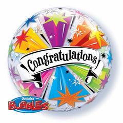 Congratulations Banner Bubble - 22"/55cm