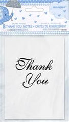 Blue Umbrella Elephants - Thank You Notes (8 pack)