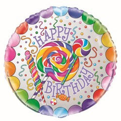 Candy Party Foil Balloon - 46cm
