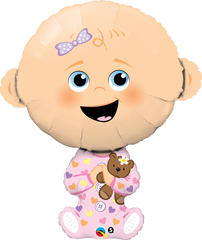 Baby Girl Jumbo Foil Balloon - 97cm