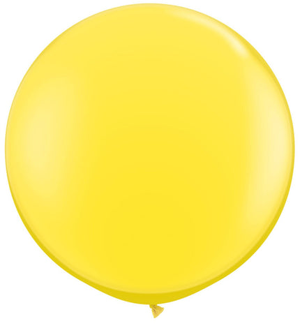 Standard Round Yellow Balloon - 3ft