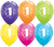 1st Birthday Latex Balloons - (6 pack)