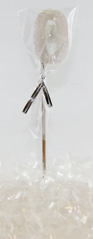 Pearl Glitter Pick Candle - 0