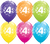 4th Birthday Latex Balloons - (6 pack)