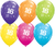 16th Birthday Latex Balloons - (6 pack)