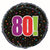 80th Birthday Cheer Foil Balloon - 46cm