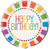 Rainbow Birthday Foil Balloon - 46cm