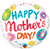 Mothers Day Floral Circles Foil Balloon - 46cm