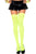 Opaque Thigh Hi Stockings - Neon Green