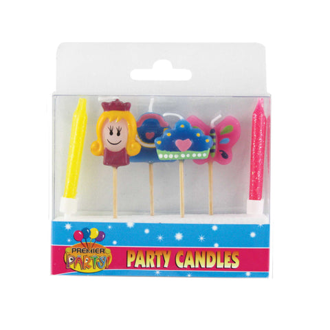 Princess Pick Candles - (8 pack)