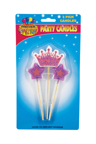 Party Crown Pick Candles