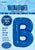 Foil Letter B - Blue (86cm)