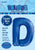 Foil Letter D - Blue (86cm)