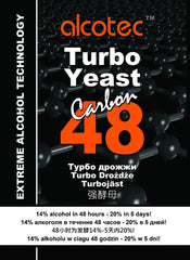 Alcotec 48hr Carbon Turbo Yeast (283g)