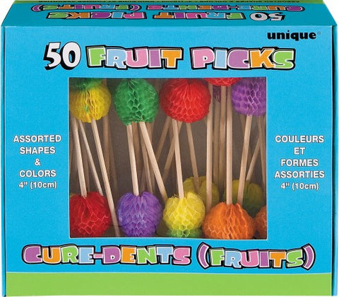 Luau Party Tropical Fruit Picks (50 pack)