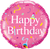 Happy Birthday Pink Foil Balloon - 46cm