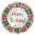 Rainbow Ribbon Foil Balloon - 46cm