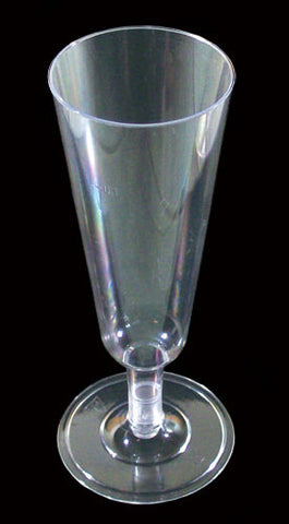 Plastic Champagne Glasses (8 pack)