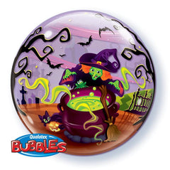 Spooky Witch Bubble - 22"/55cm