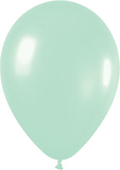 Metallic Pearl Green Balloons (25 pack)
