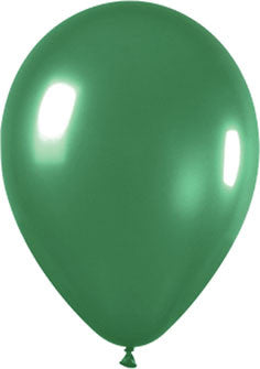 Metallic Green Balloons (25 pack)