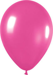Metallic Pearl Fuchsia Magenta Balloons (25 pack)