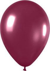 Metallic Burgundy Balloons (25 pack)