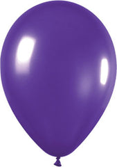 Metallic Pearl Violet Purple Balloons (100 pack)