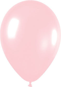 Metallic Pearl Pink Balloons (100 pack)