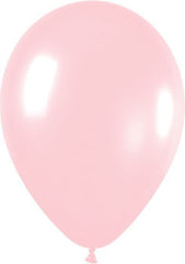 Metallic Pearl Pink Balloons (100 pack)