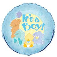 It's A Boy Animal Foil Balloon - 46cm