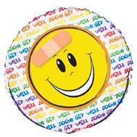 Get Well Smile Foil Balloon - 46cm