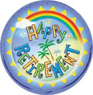 Happy Retirement foil Balloon - 46cm