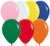Standard Assorted Colours Balloons (25 pack)