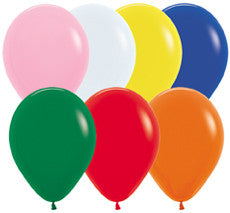 Standard Assorted Colours Balloons (100 pack)