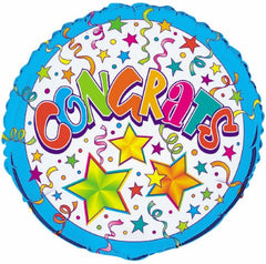 Congrats Stars Foil Balloon - 46cm