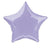 Lavender Star Foil Balloon - 50cm