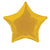 Gold Star Foil Balloon - 50cm