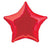 Red Star Foil Balloon - 50cm
