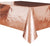 Rose Gold Plastic Table Cover - Rectangle