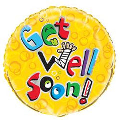 Get Well Foil Balloon - 46cm