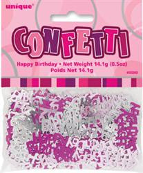 Glitz Pink Happy Birthday Confetti (14 grams)