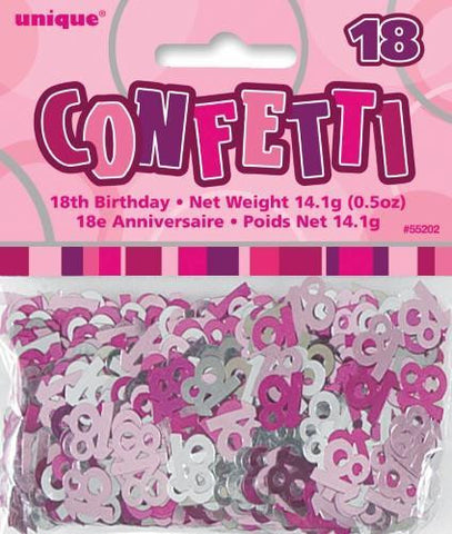 Glitz Pink - 18 Confetti (14 grams)