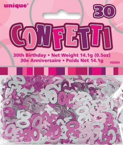 Glitz Pink - 30 Confetti (14 grams)