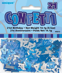 Glitz Blue - 21 Confetti (14 grams)