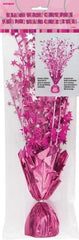 Glitz Pink Foil Balloon Weight and Sticker Sheet