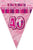 Glitz Pink Flag Banner - 40 (3.6m)