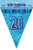 Glitz Blue Flag Banner - 21 (3.6m)