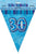 Glitz Blue Flag Banner - 30 (3.6m)
